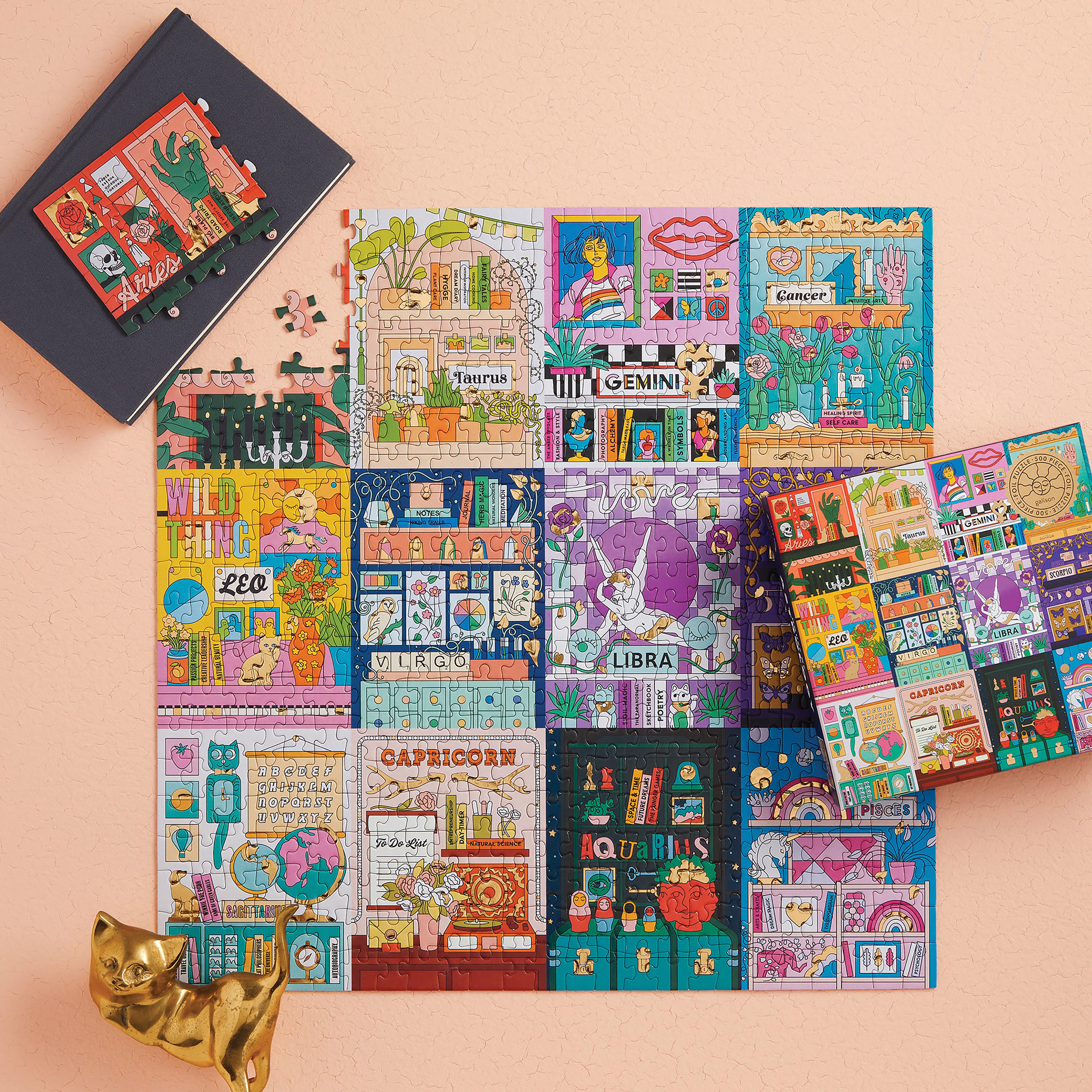 House of Astrology Foil - 500pc Galison