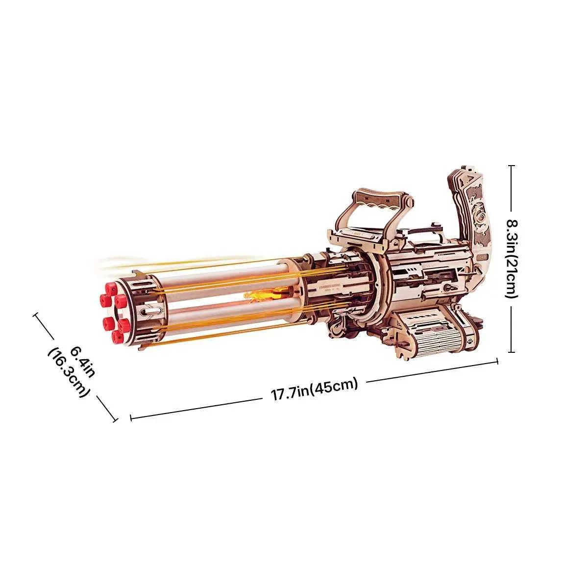 Rotating Barrel Toy Machine Gun - ROKR
