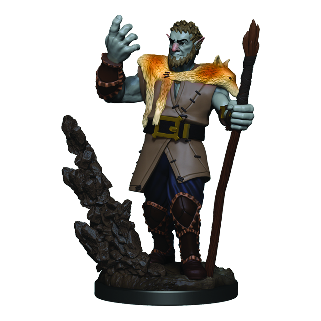 Firbolg Male Druid - D&D Premium Painted Miniatures