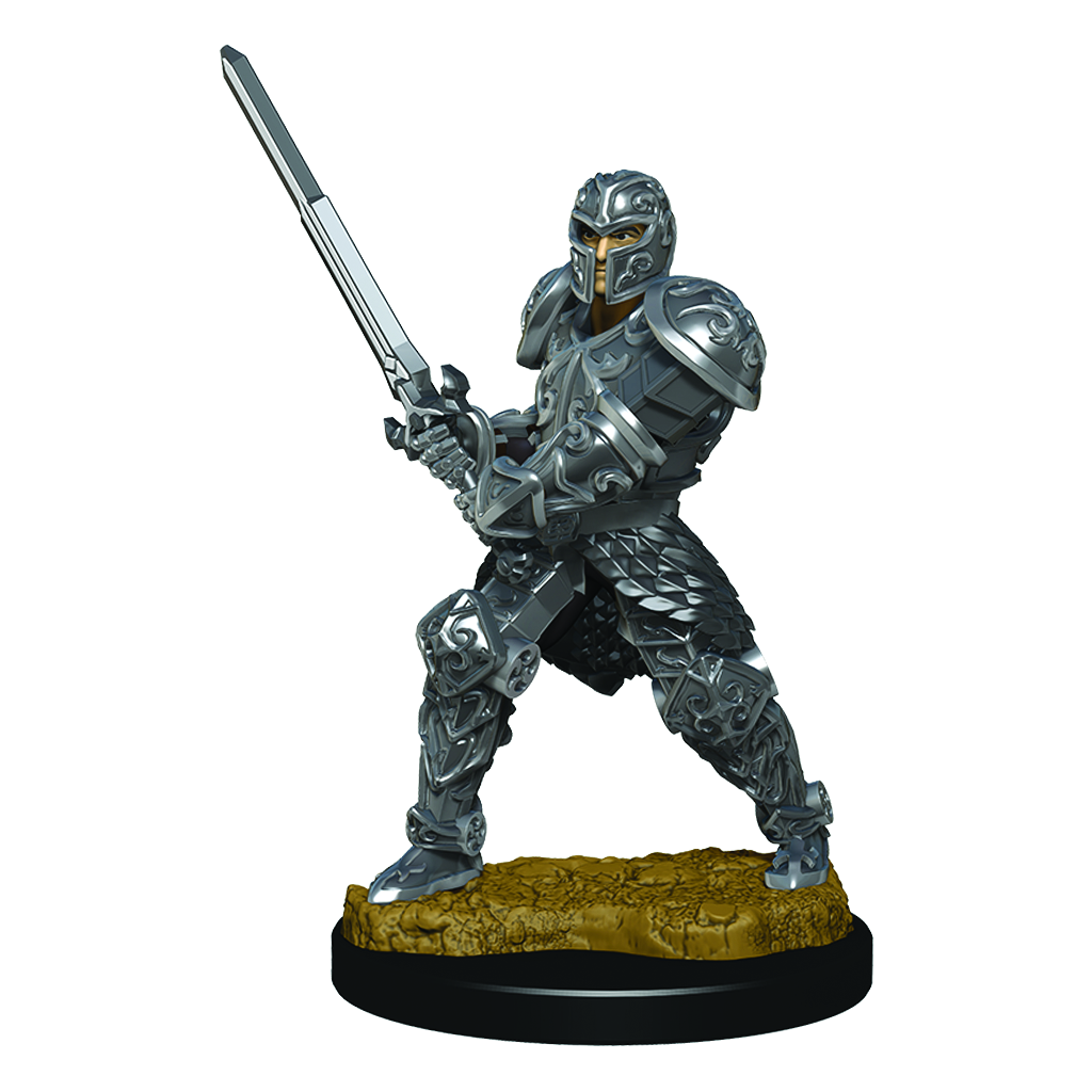 Human Male Fighter - D&D Premium Painted Figures Minis