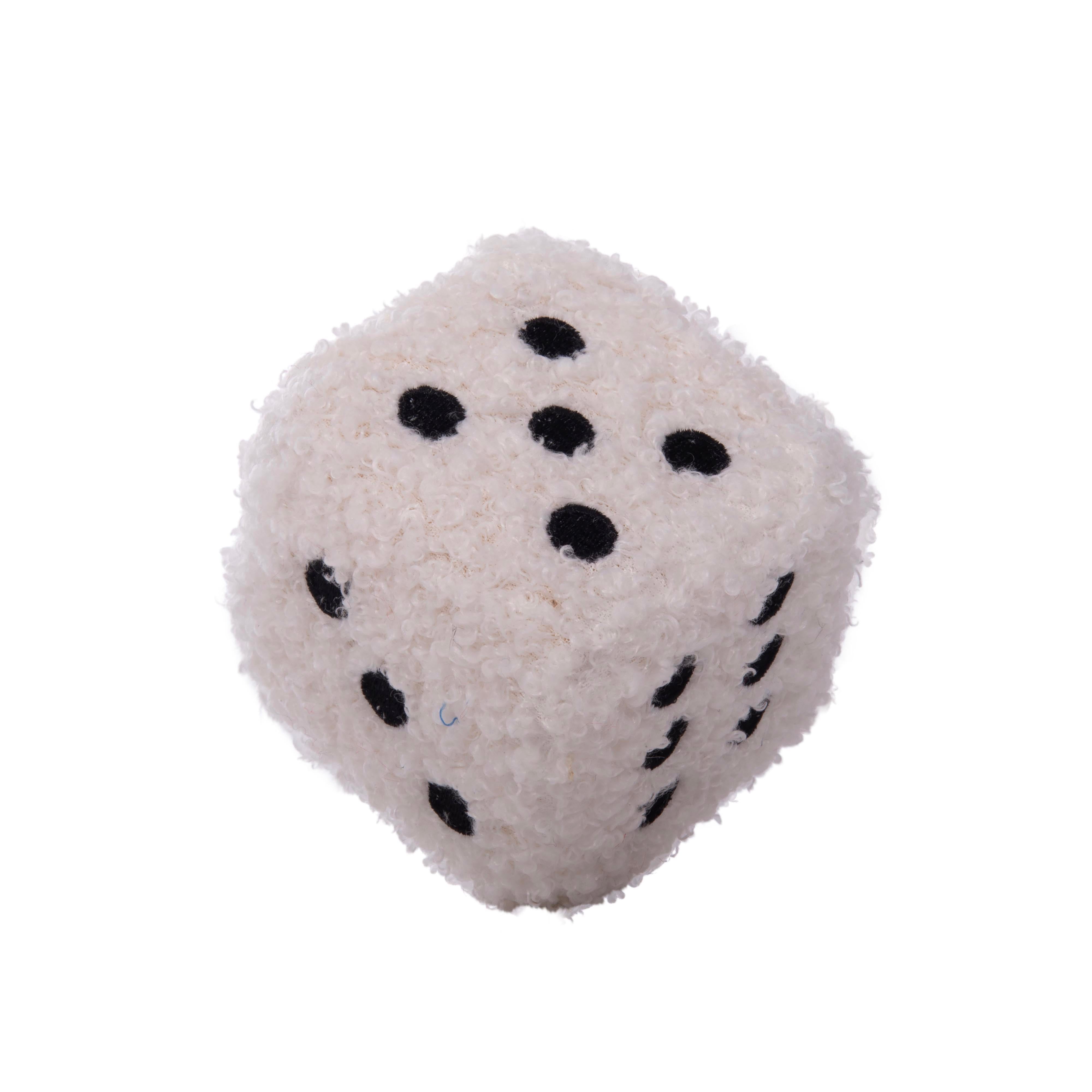 Fluffy Dice Stress Ball (2Asst/12Disp)
