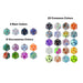 Hidden Wonders Assorted 7-Die Polyhedral Sets