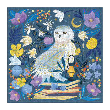 Celestial Owl Foil Jigsaw - 500pc - Galison