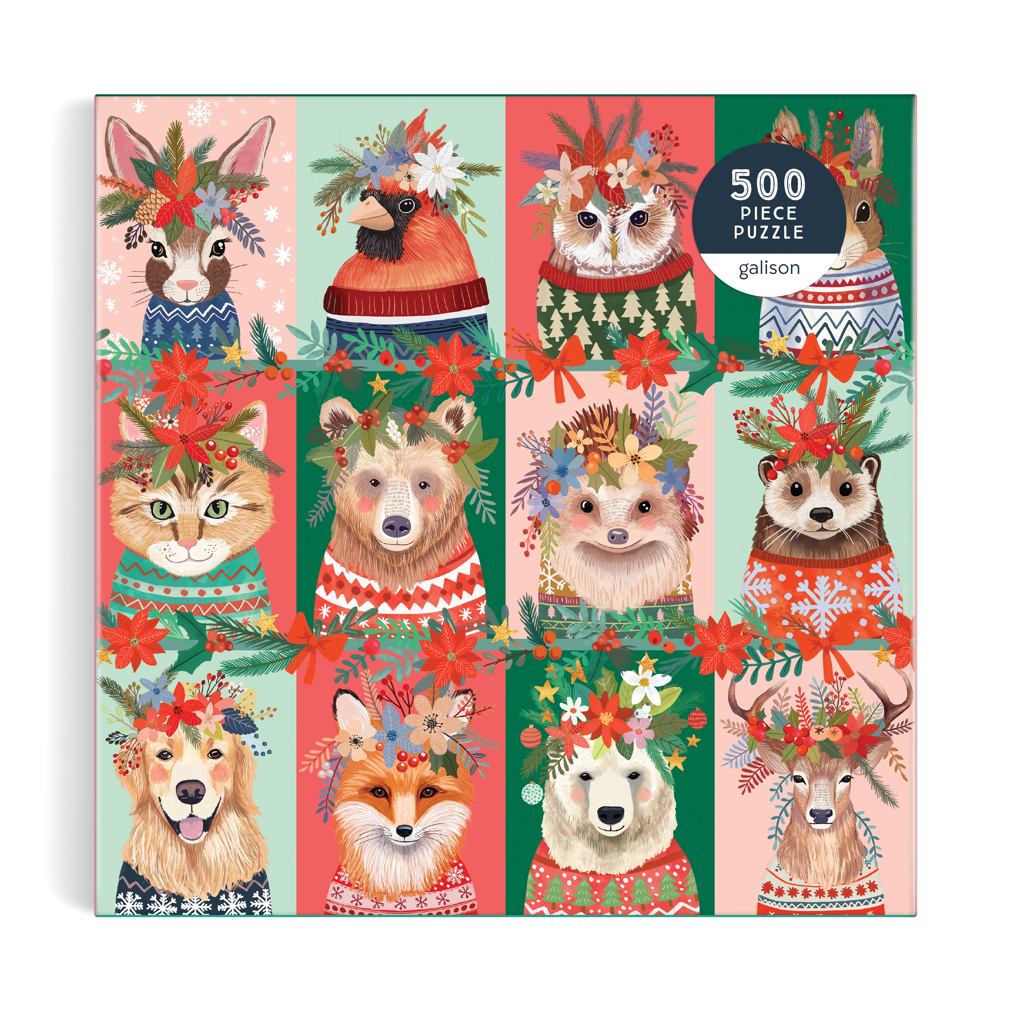 Furry and Bright 500pc - Galison