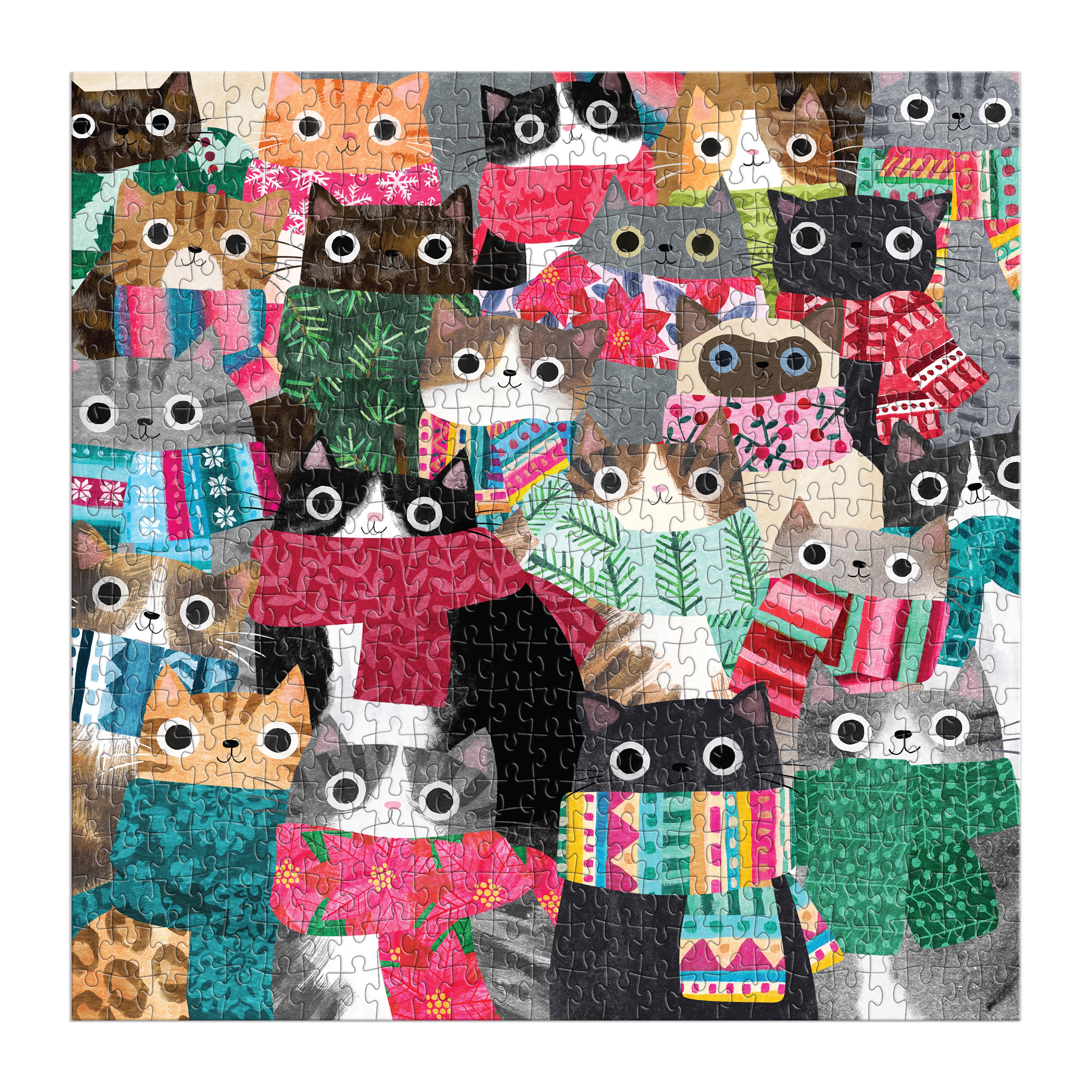 Wintery Cats 500pc - Galison