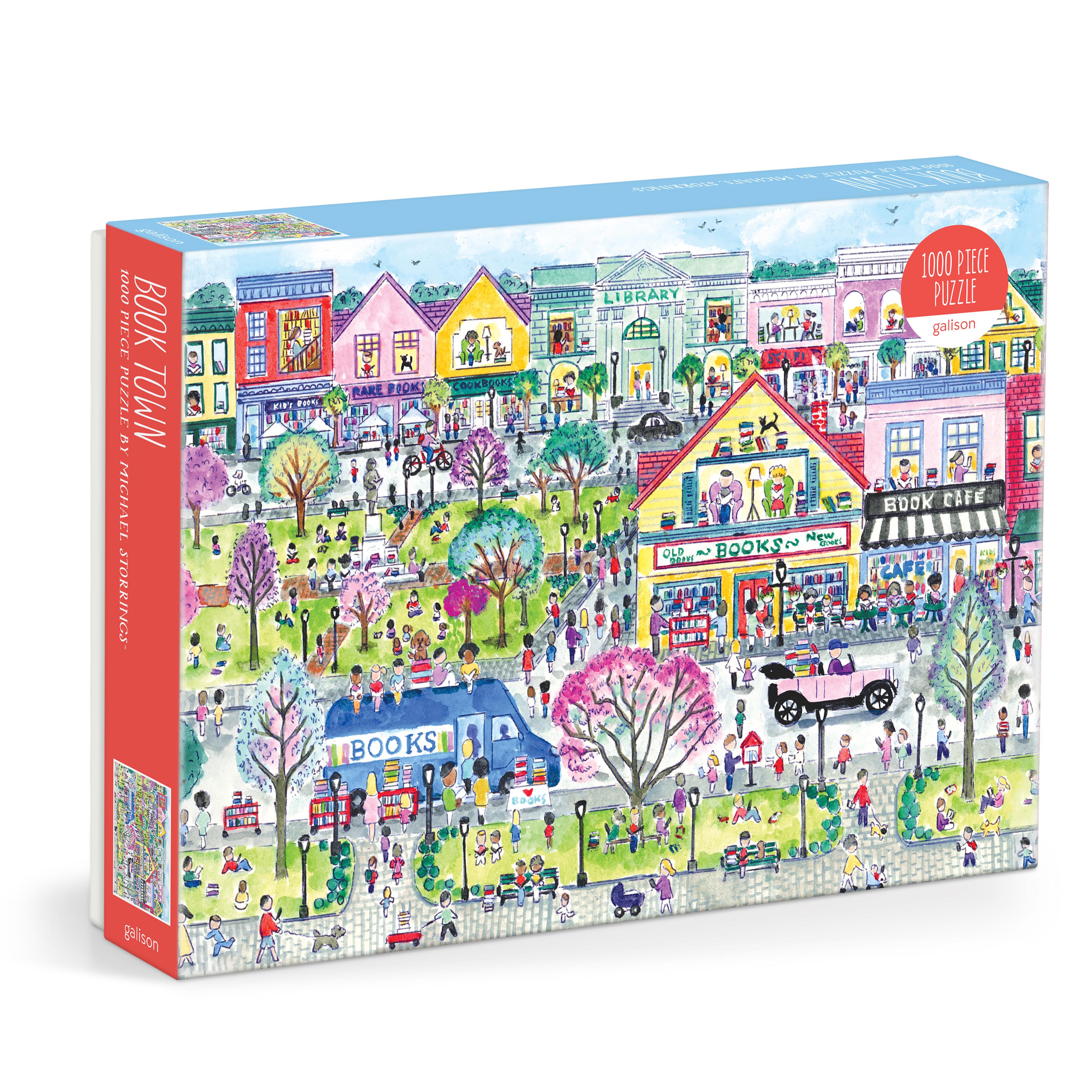 Book Town Michael Storrings - Puzzle 1000pc Galison