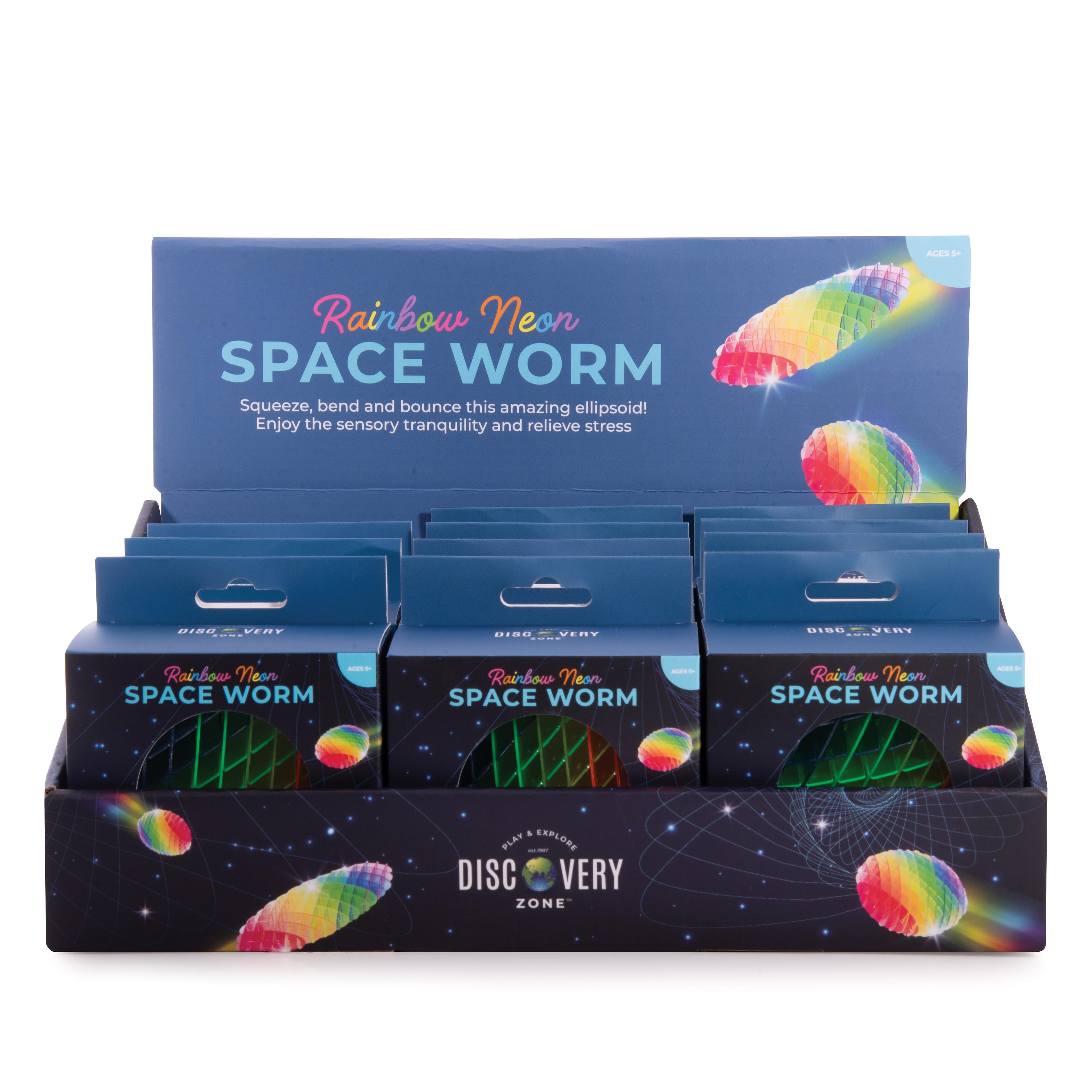 Rainbow Neon Space Worm