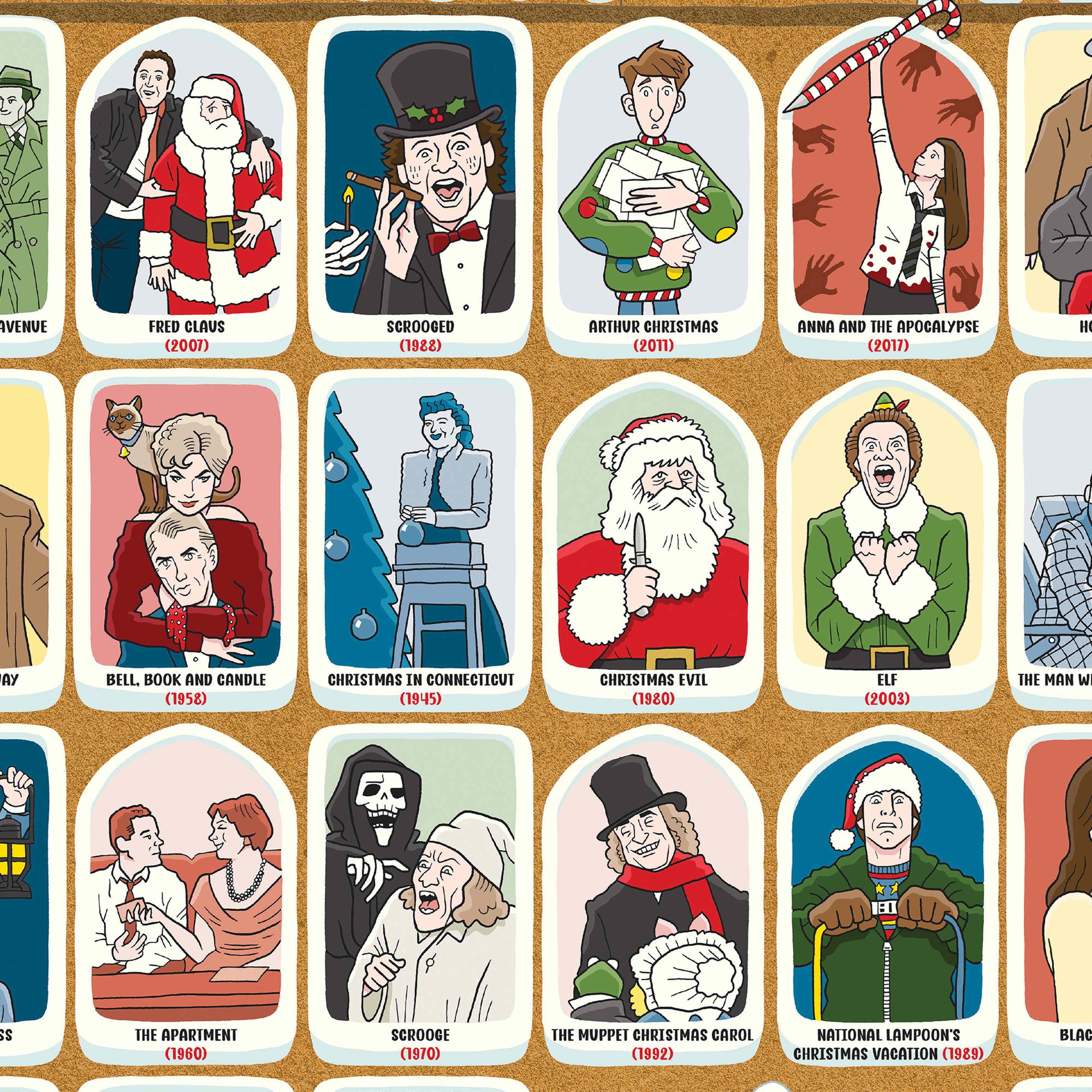 50 Christmas Movies - Bucket List 1000pc Puzzle