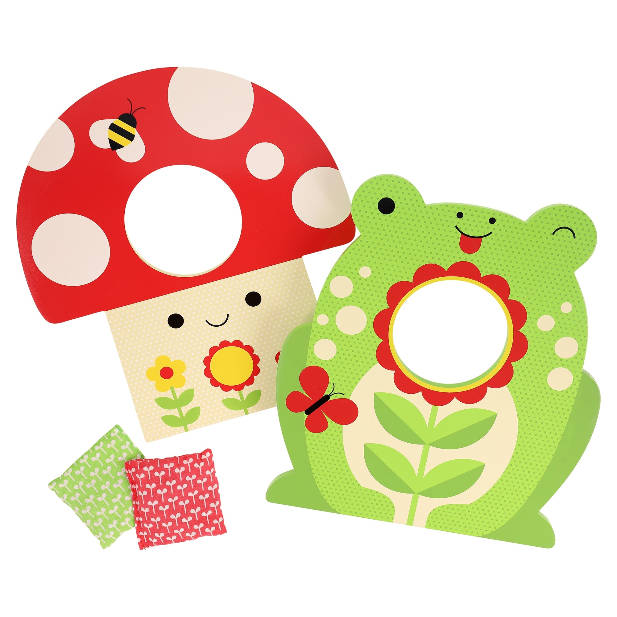 Toadstool Toss Wooden Cornhole