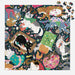 Catmas Chaos Foil Puzzle 500pc - Galison