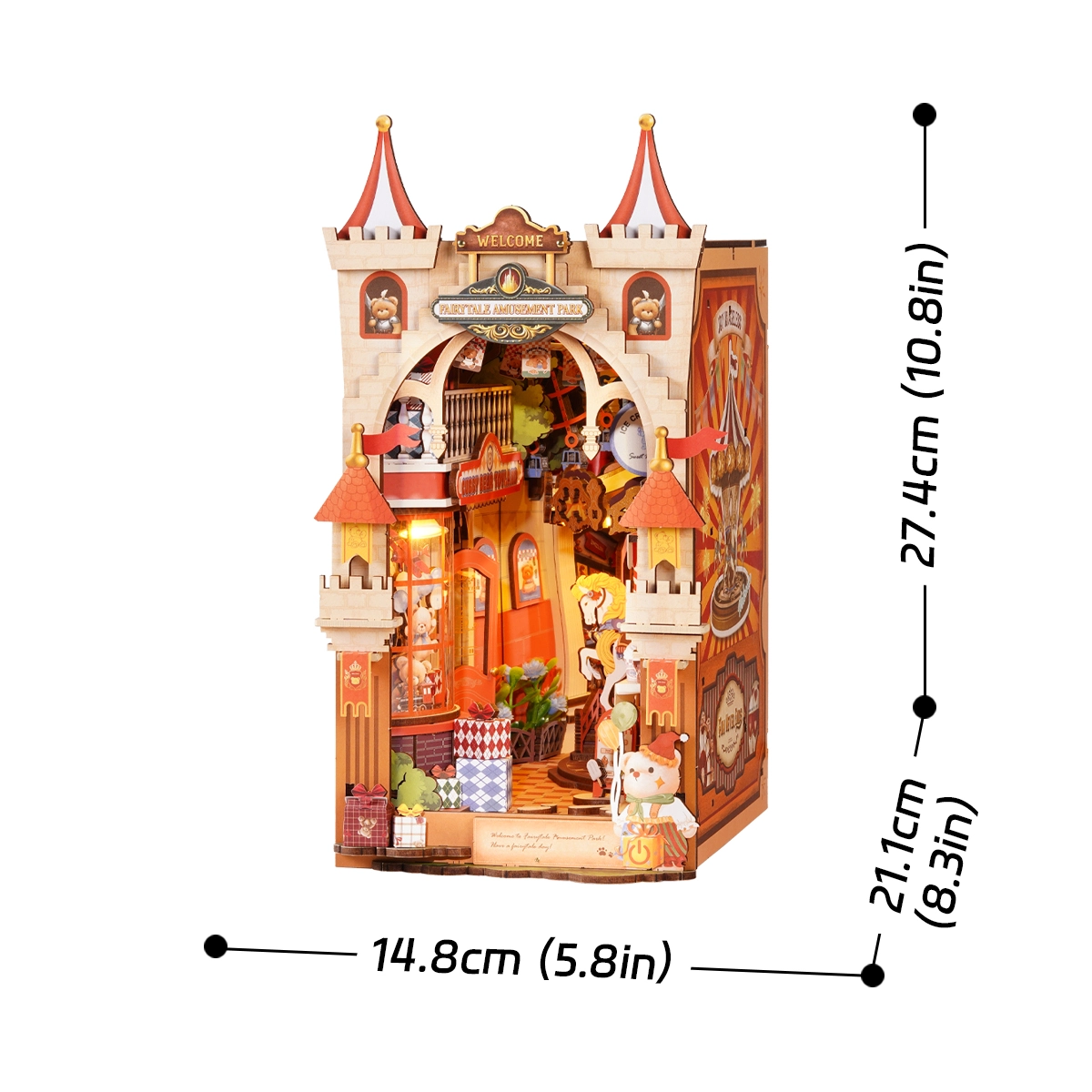 Fairytale Amusement Park - DIY BOOK NOOK KIT - ROBOTIME