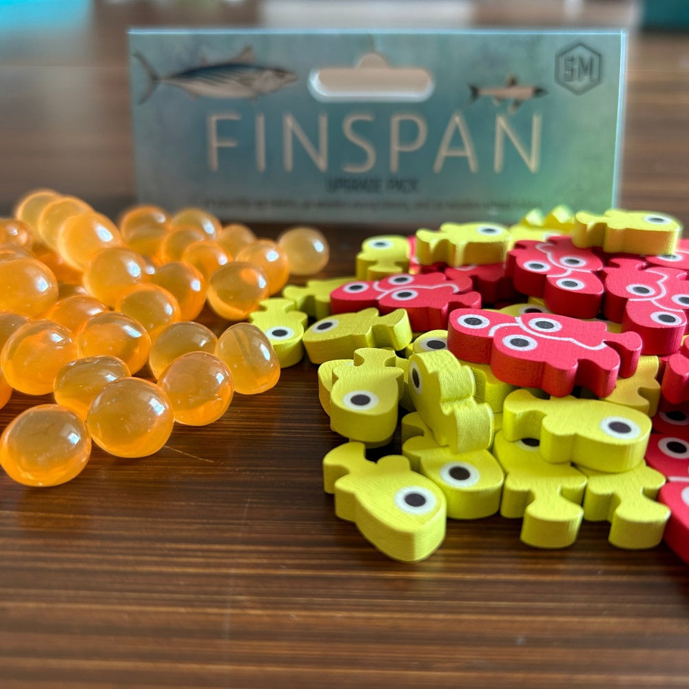 Finspan Upgrade Pack - Wooden Tokens and Squishy Eggs