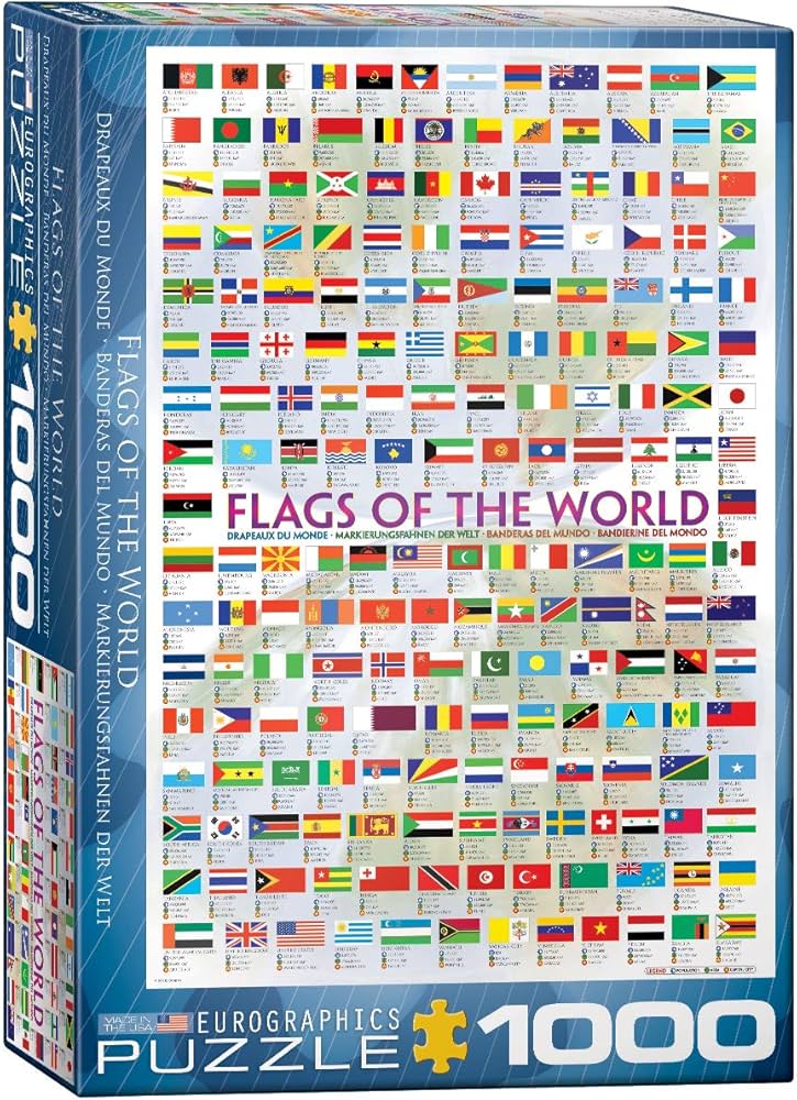 Flags of the World 1000pc - Eurographics