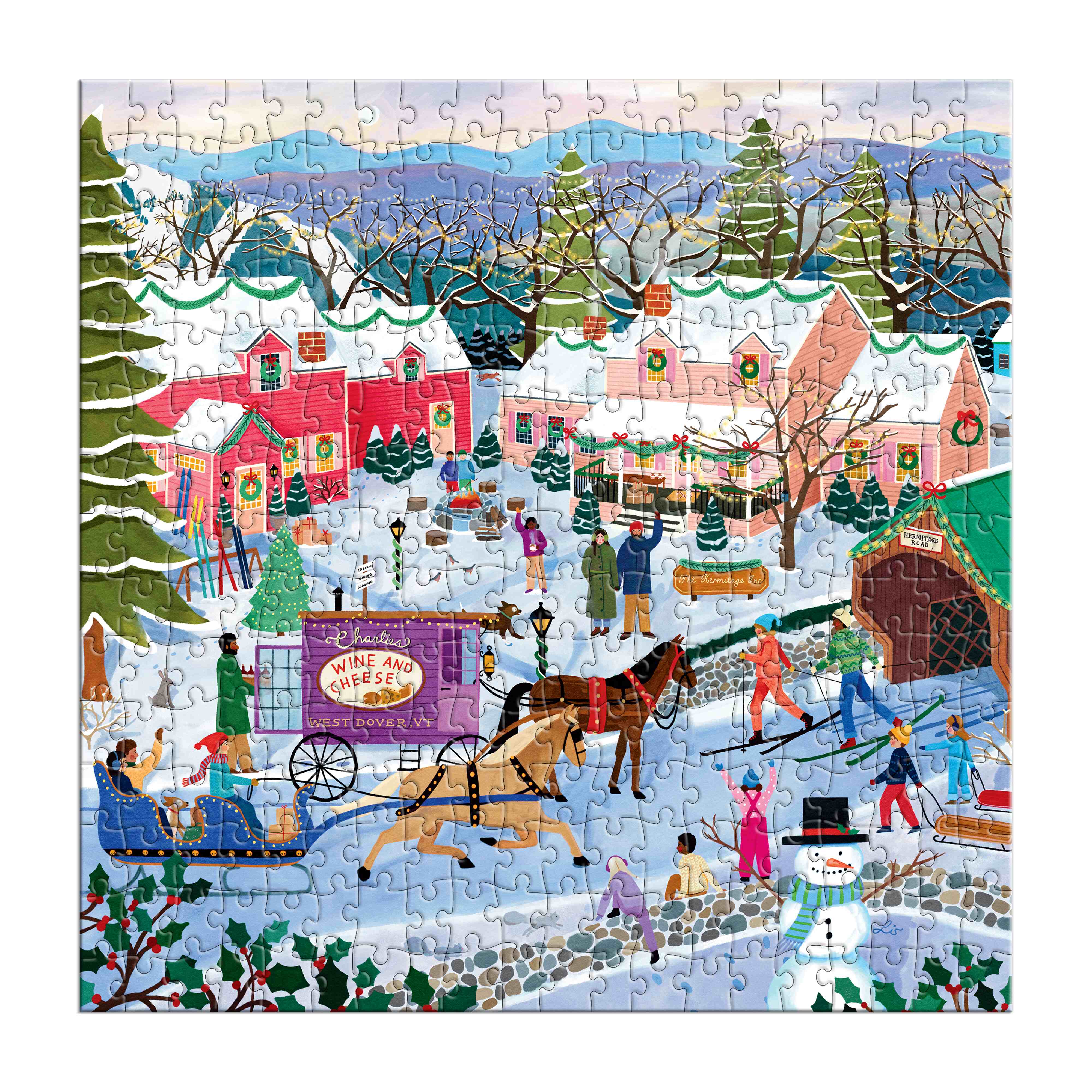 Little Winter Town 300pc - Galison