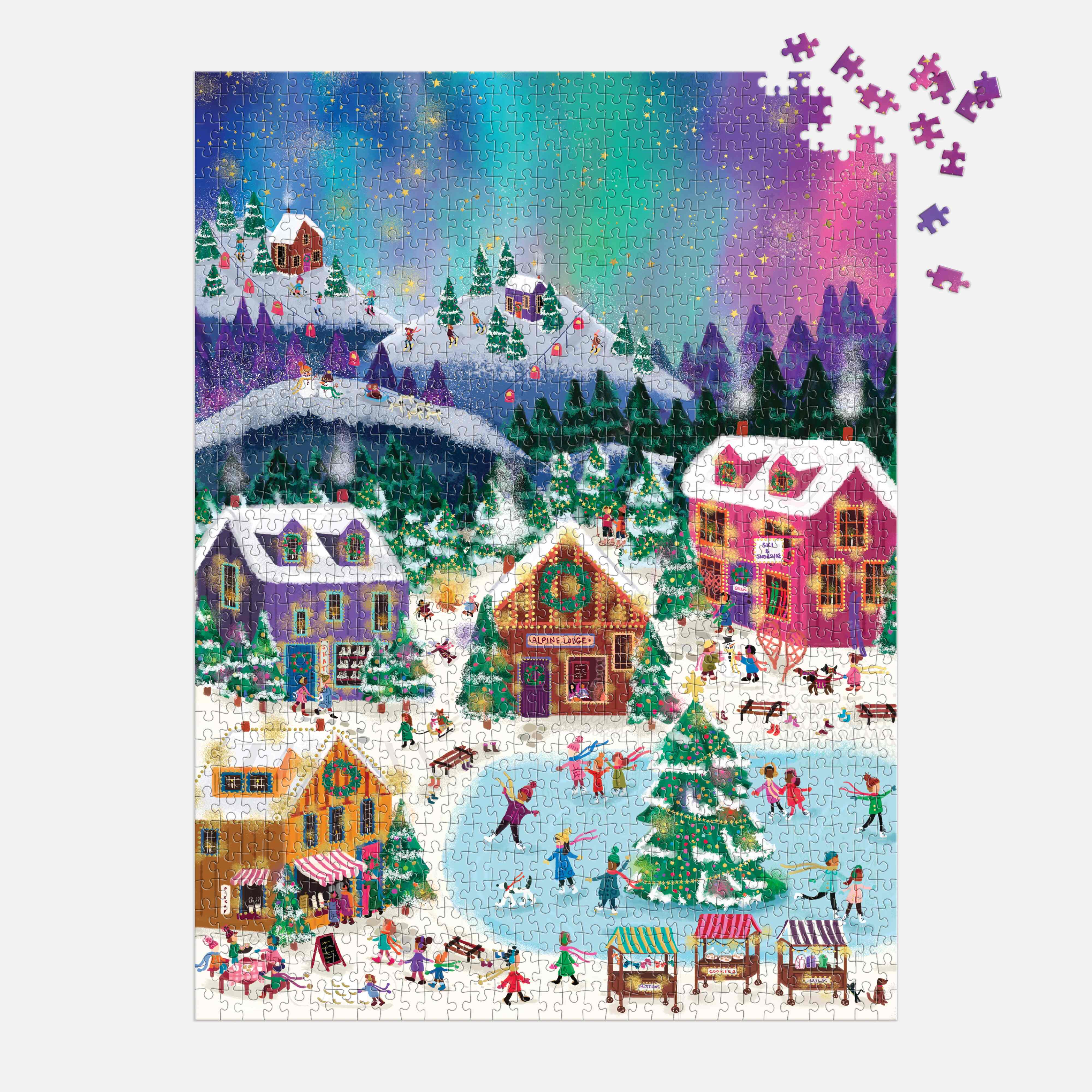 Northern Lights Foil 1000p - Joy Laforme - Galison