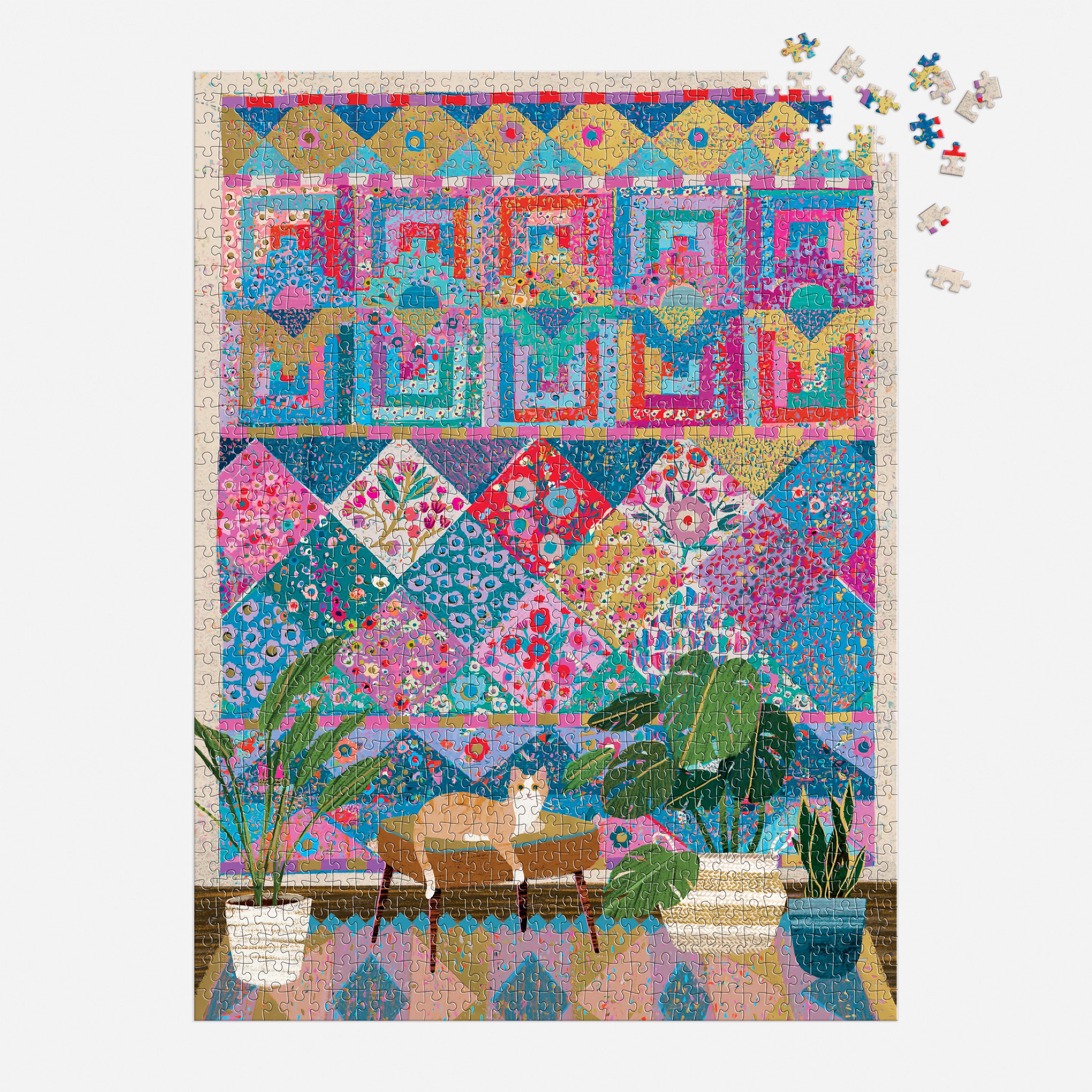 Victoria Ball Quilter's Corner Foil 1000pc - Galison