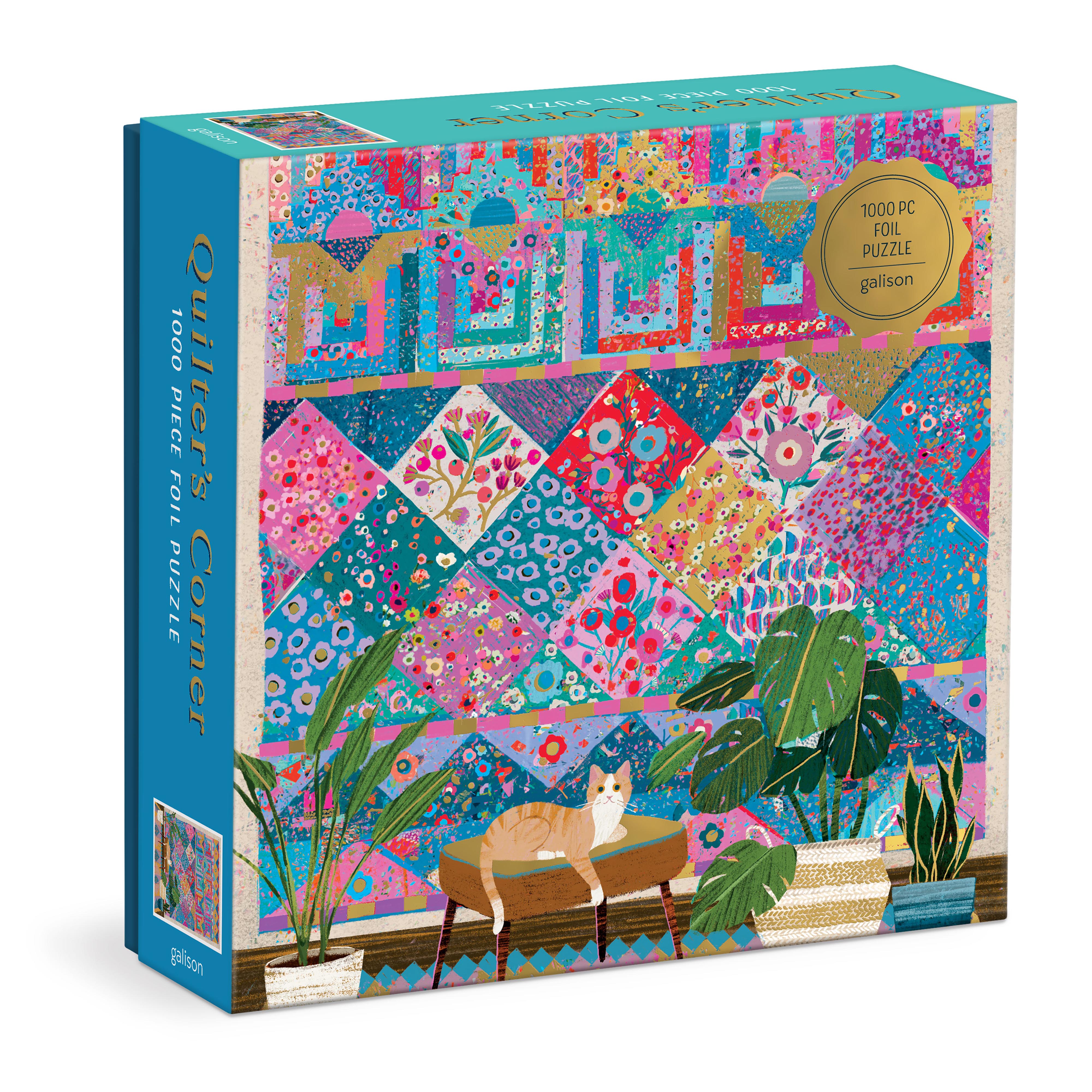 Victoria Ball Quilter's Corner Foil 1000pc - Galison