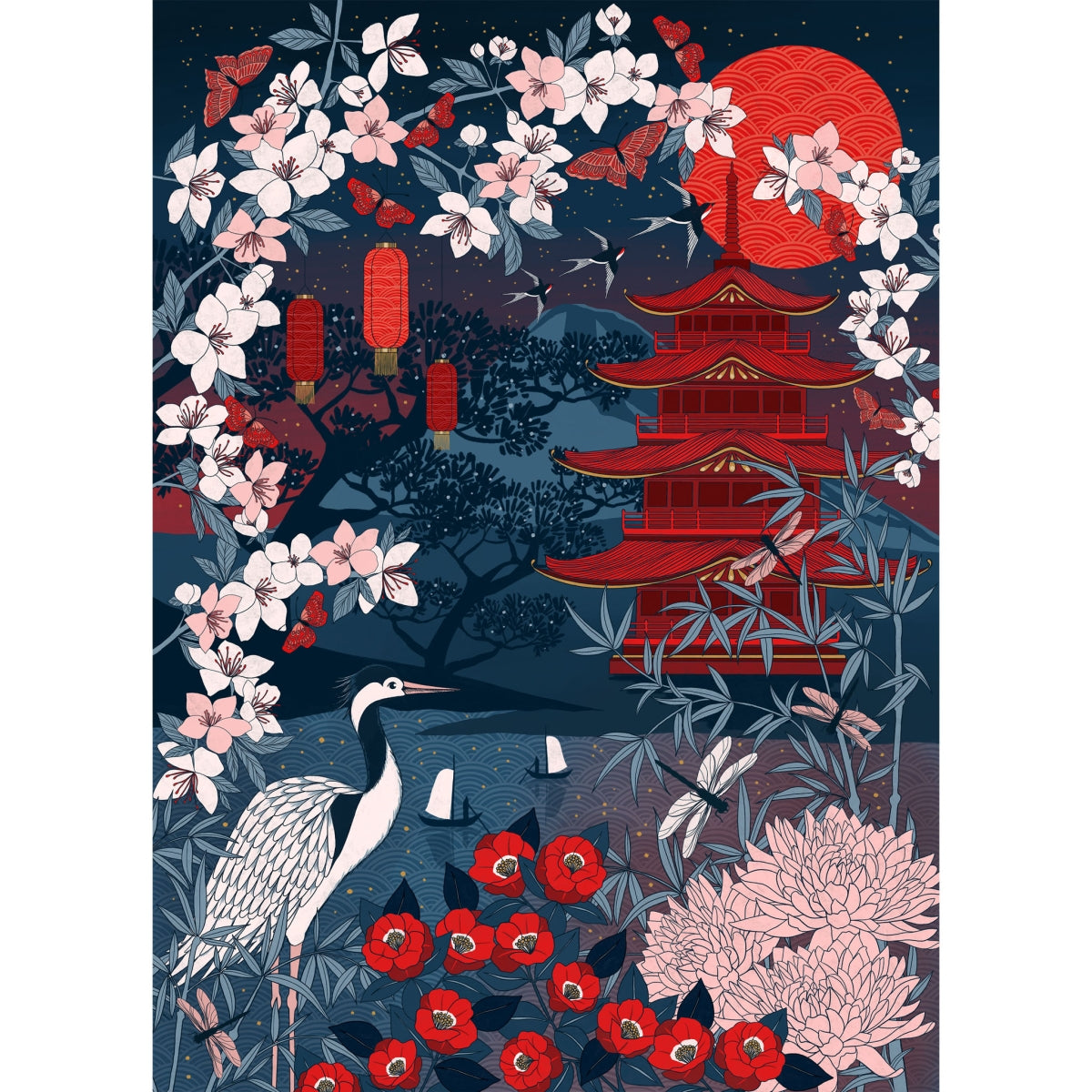 Sakura Heights 1000pc (The Art File) - Gibsons