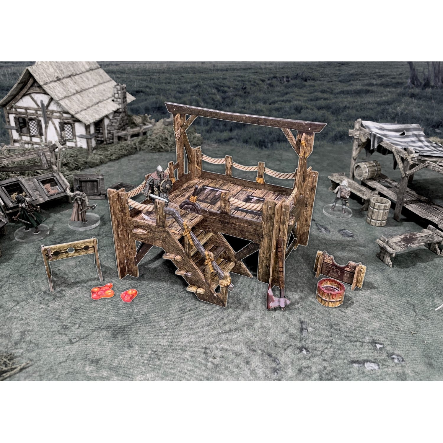 Gallows and Stocks - Battle Systems Tabletop Games & Terrain