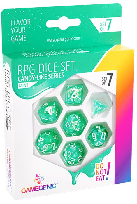 Mint - RPG Dice Set - Gamegenic Candy-like series
