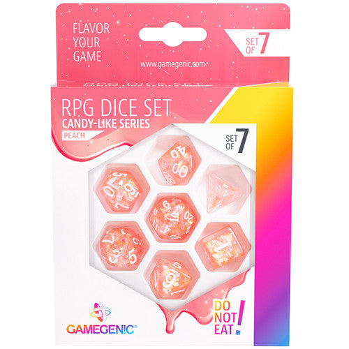 Peach - RPG Dice Set - Gamegenic Candy-like Series