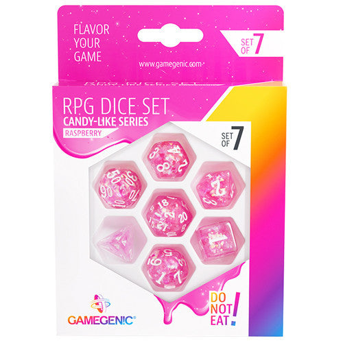 Rasberry - RPG Dice Set - Gamegenic Candy-like Series