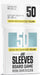 50pc - Mini American Yellow Gamegenic Just Sleeves - 42mm x 65mm