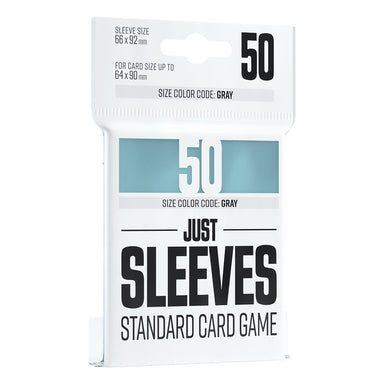 50pc Just Sleeves Standard Clear Gamegenic Card Game 63.5mm x 89mm