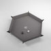 Black/Gray Magnetic Hexagonal Dice Tray - Gamegenic