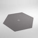 Black/Gray Magnetic Hexagonal Dice Tray - Gamegenic