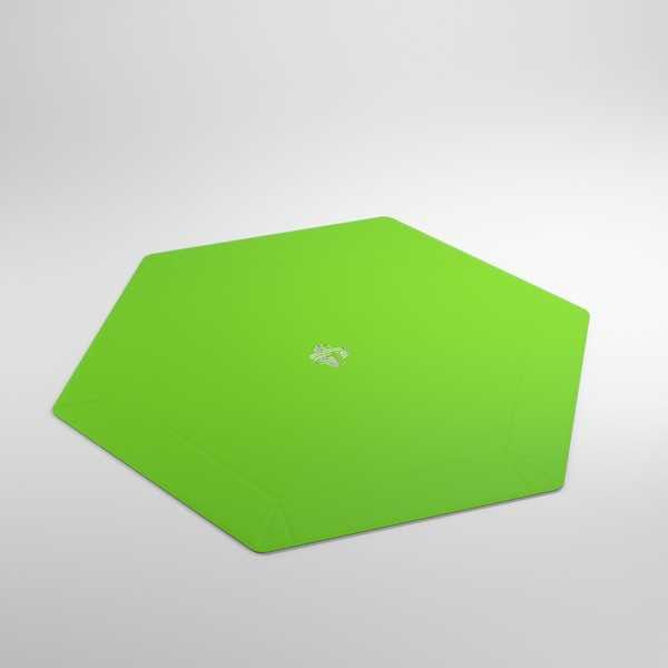 Black/Green Magnetic Hexagonal Dice Tray - Gamegenic