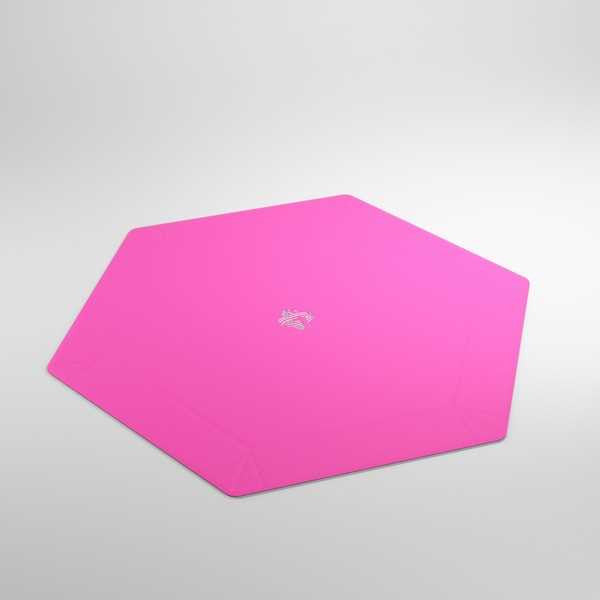 Black/Pink Magnetic Hexagonal Dice Tray - Gamegenic