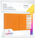 Prime Orange Card Sleeves (66mm x 91mm) (100 Sleeves Per Pack) - Gamegenic