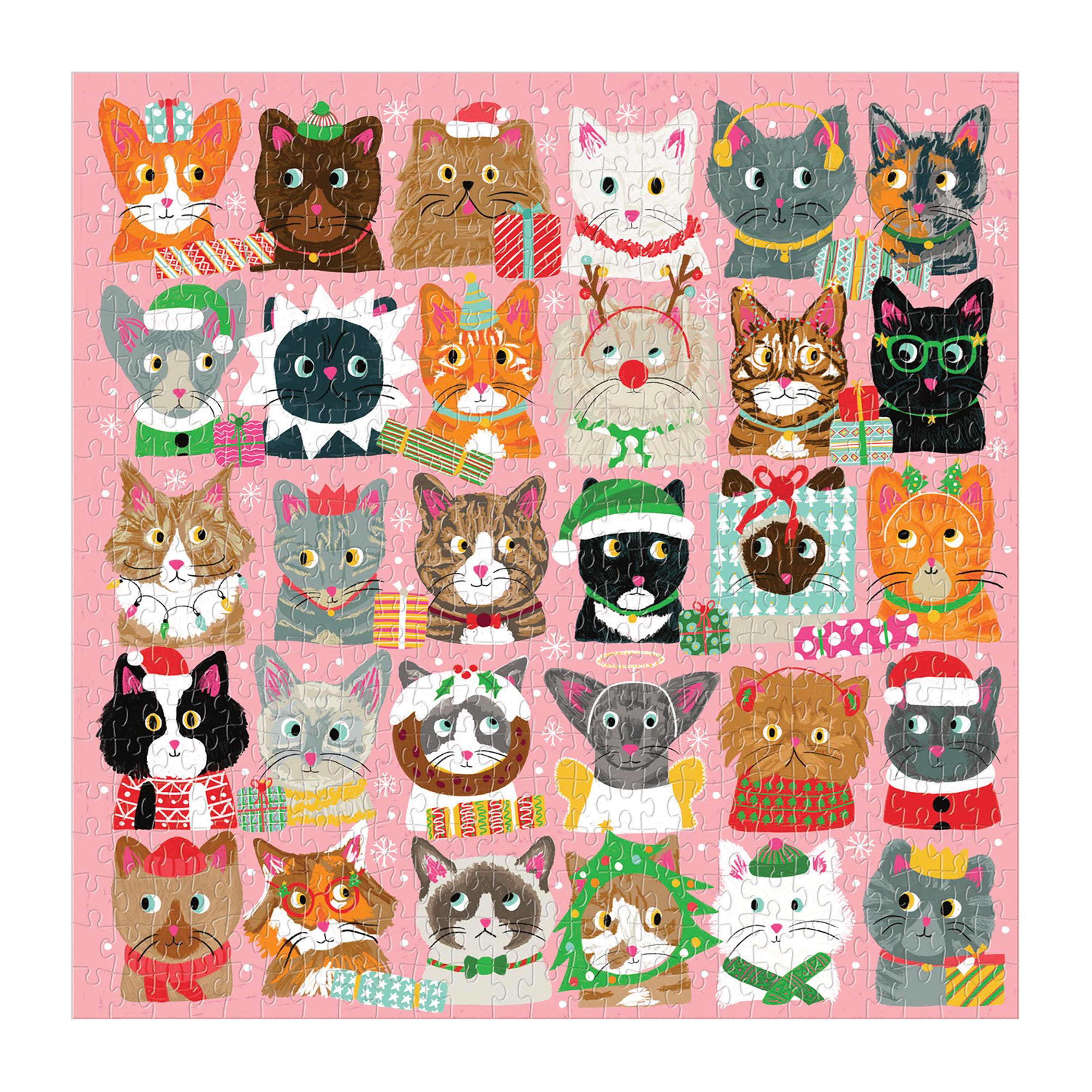 Festive Fur Balls Puzzle-500pc