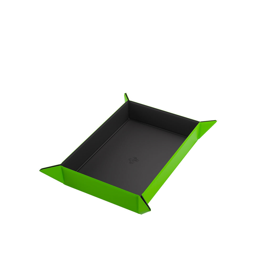 Black/Green - Gamegenic Magnetic Dice Tray Rectangular