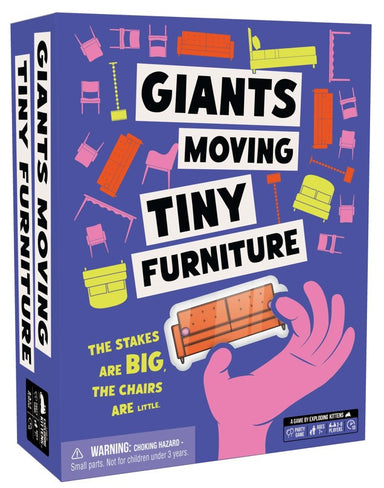 Giants Moving Tiny Furniture