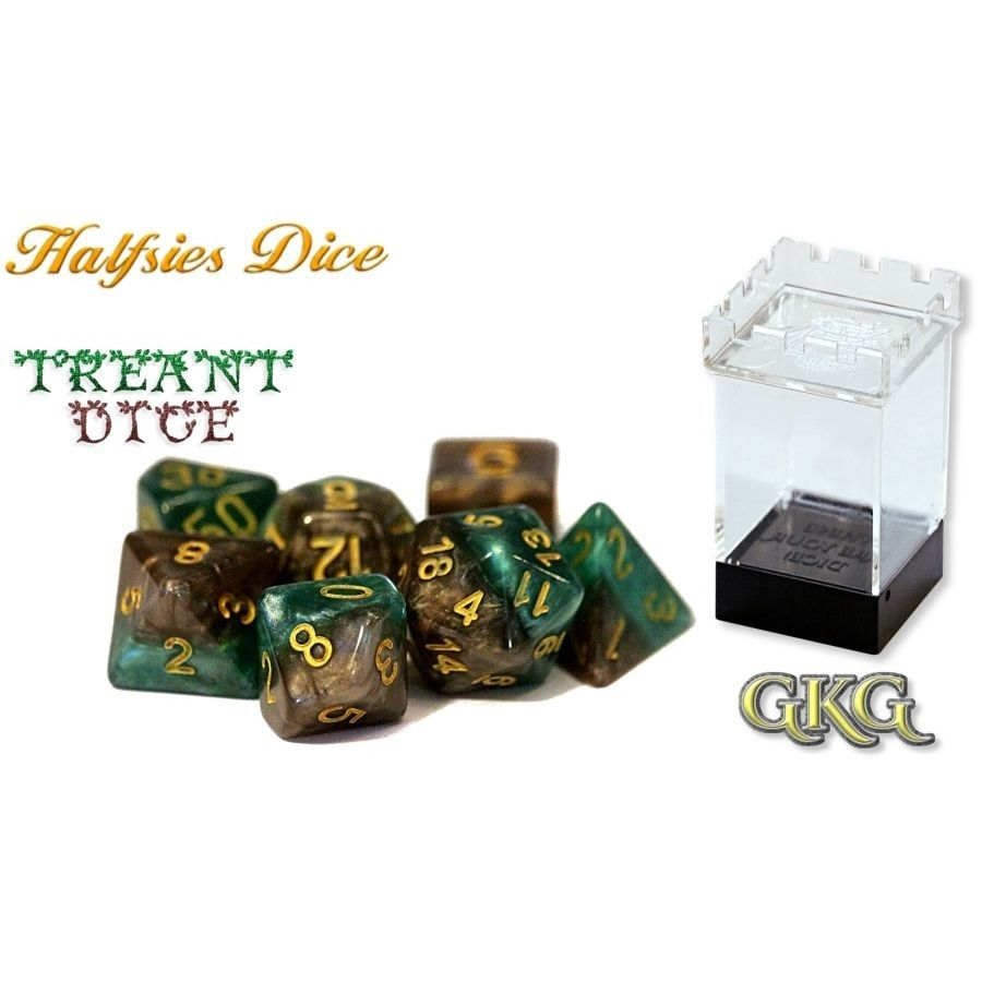 Treant - Halfsies - Upgraded Dice Case 7-Die Set Chessex