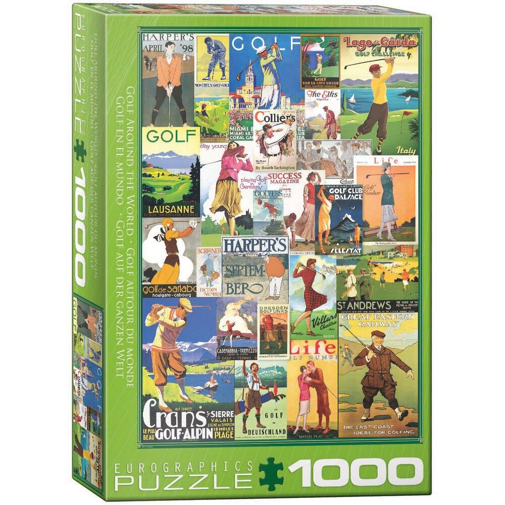 Golf Around the World 1000pc - Eurographics