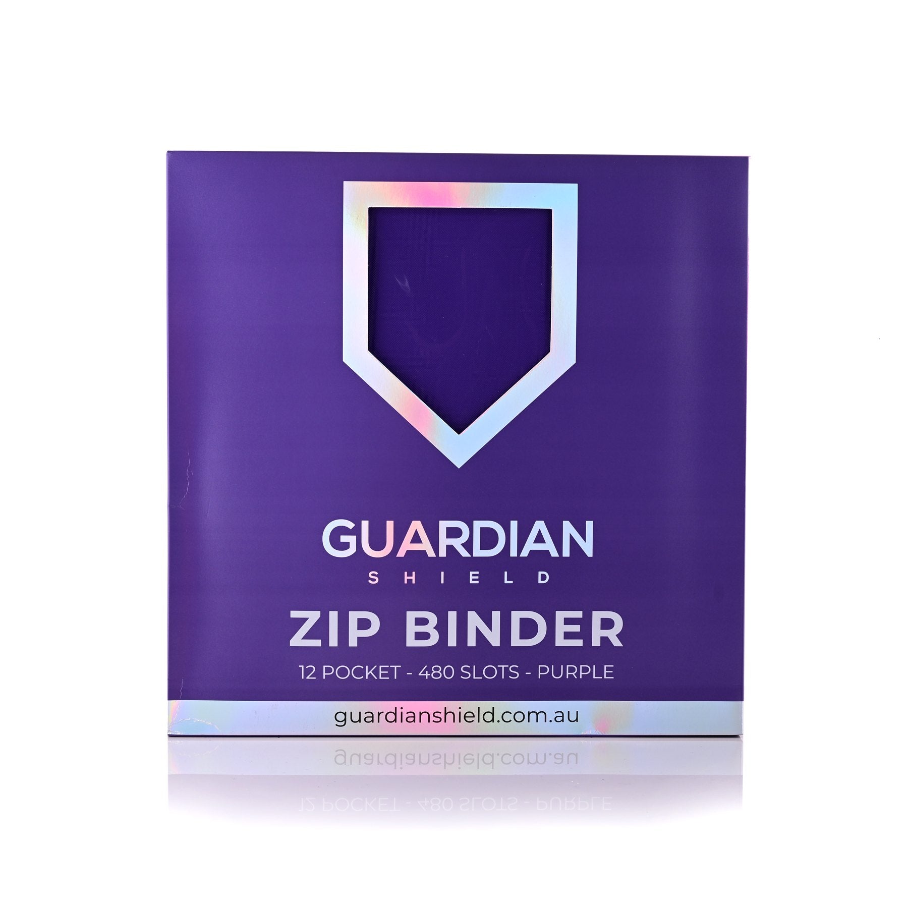 12 Pocket Binder Purple - GUARDIAN SHIELD