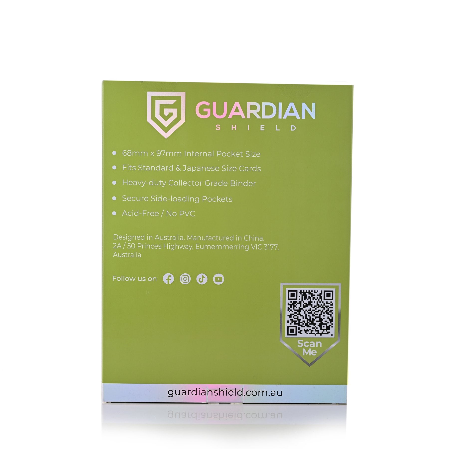 9 Pocket Binder Green - GUARDIAN SHIELD