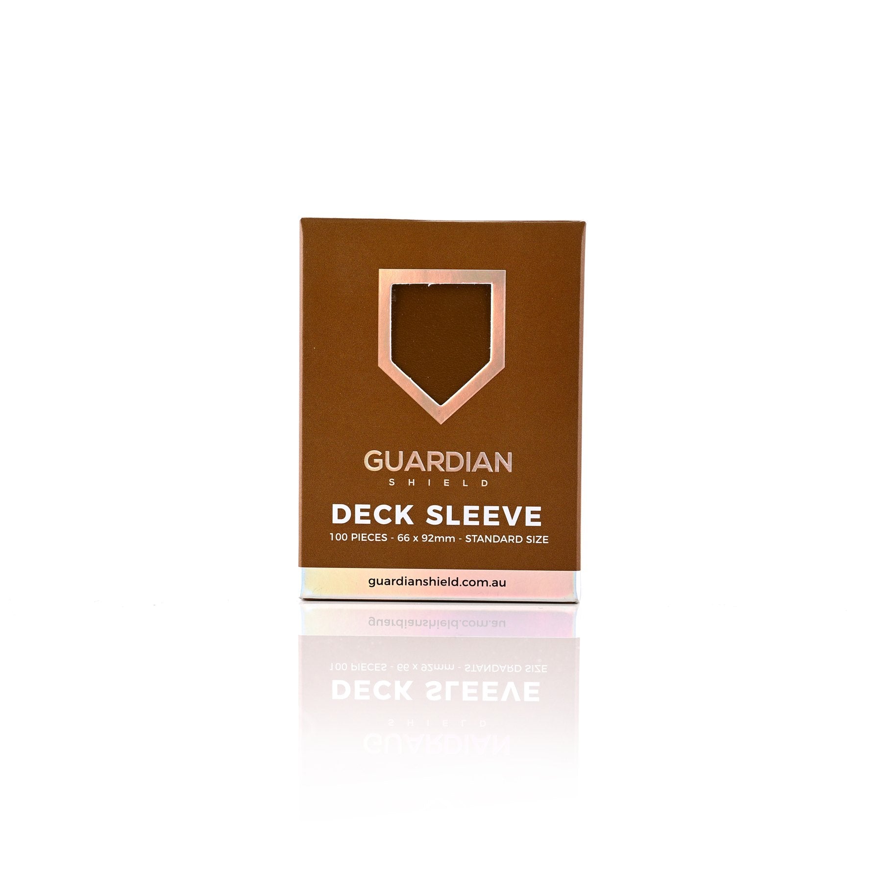 Deck Sleeves - Gold 100pk - GUARDIAN SHIELD