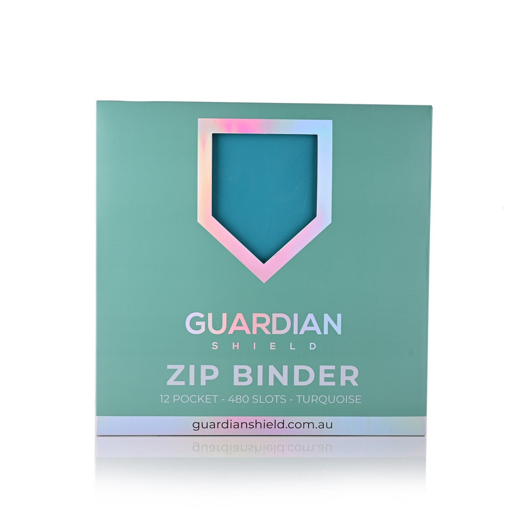 12 Pocket Binder Turquoise - GUARDIAN SHIELD