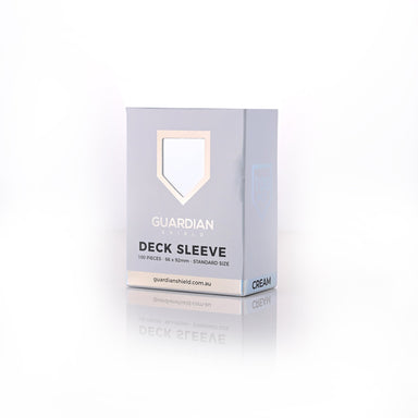 Deck Sleeves - Cream 100pk - GUARDIAN SHIELD
