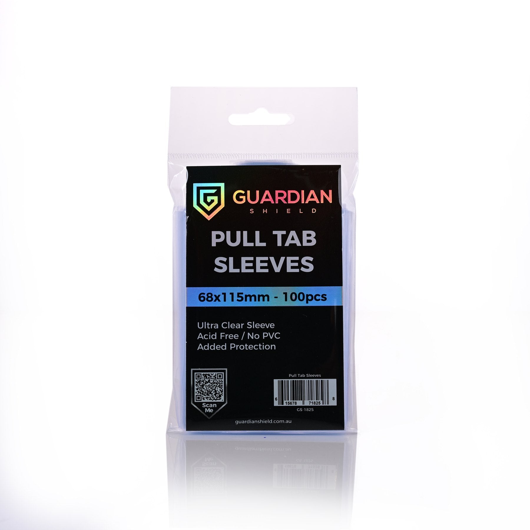 Pull Tab Sleeves 100pk - GUARDIAN SHIELD