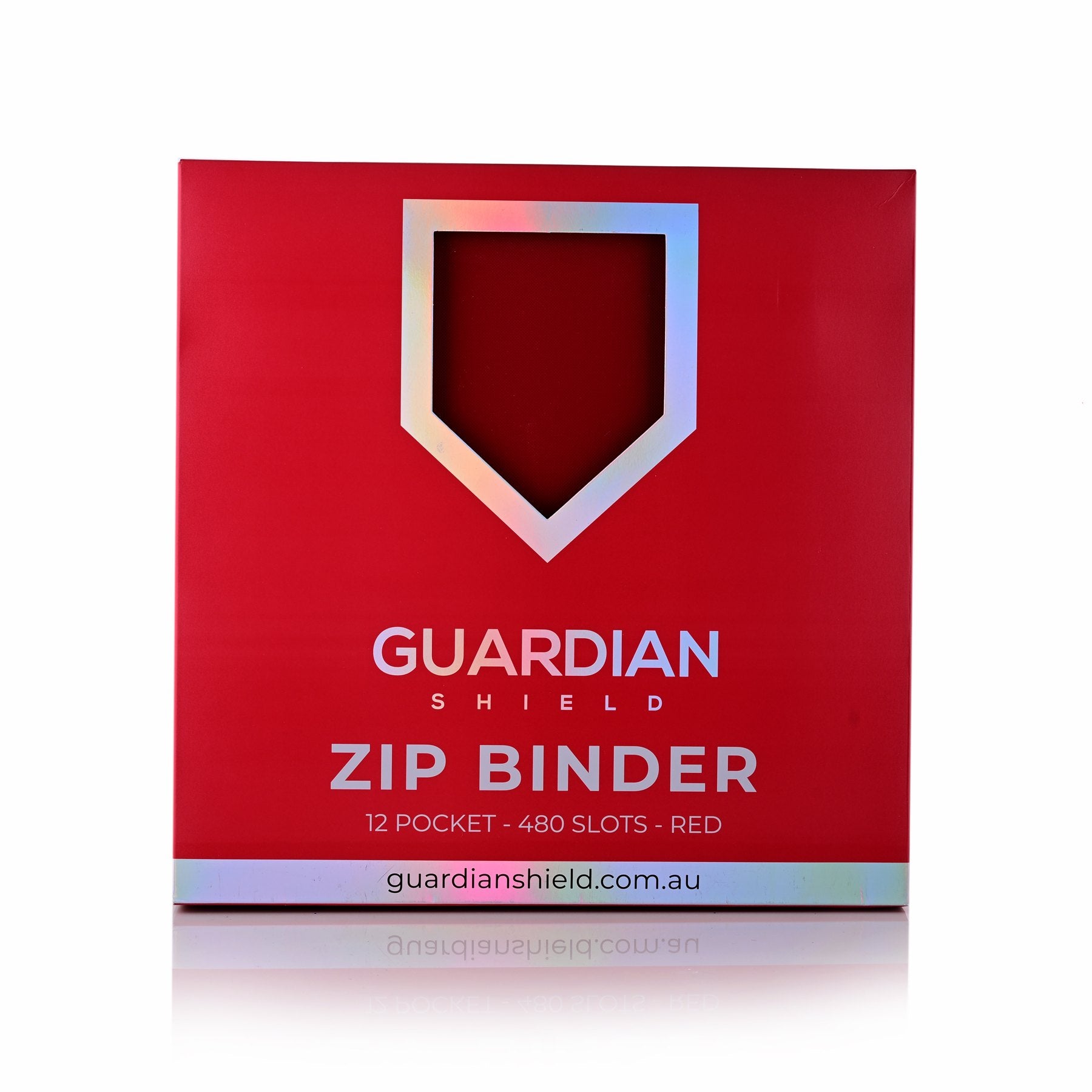 12 Pocket Binder Red - GUARDIAN SHIELD