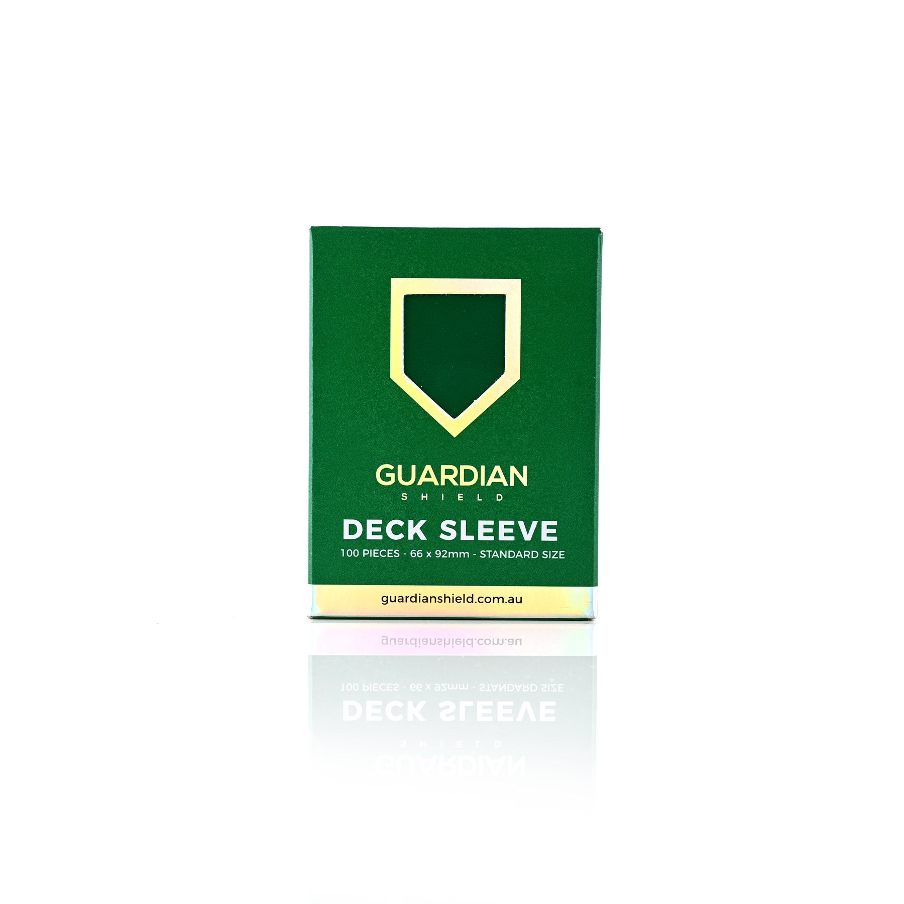 Deck Sleeves - Green 100pk - GUARDIAN SHIELD