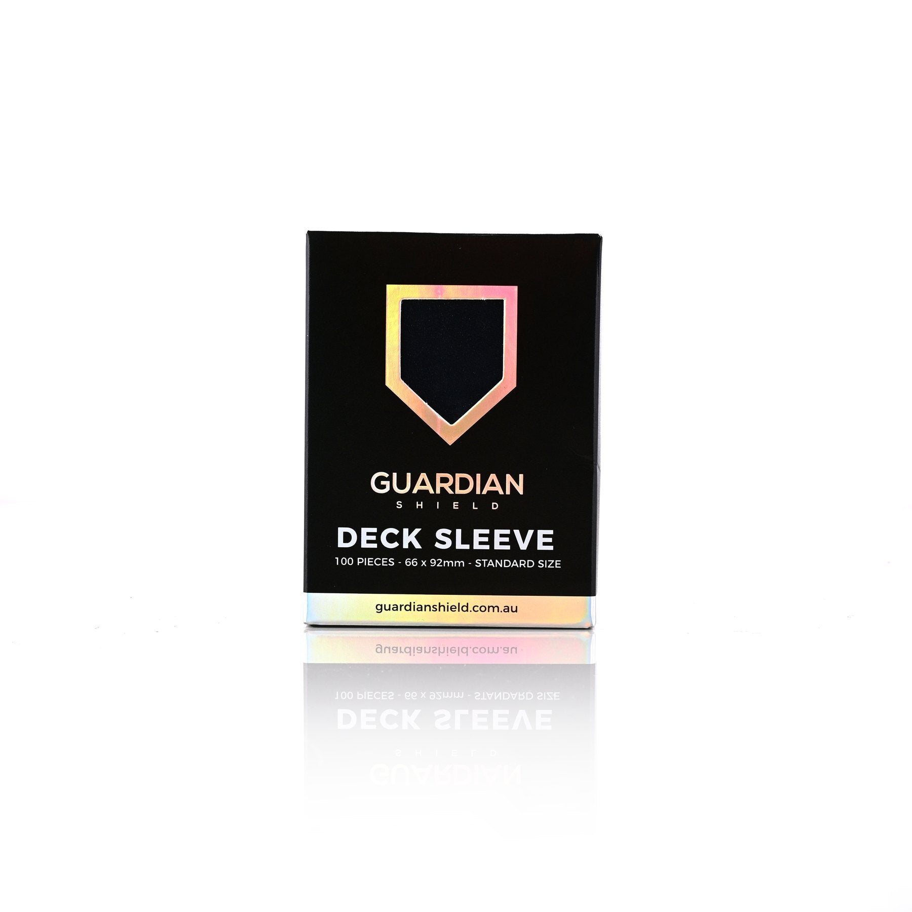 Deck Sleeves - Black 100pk - GUARDIAN SHIELD