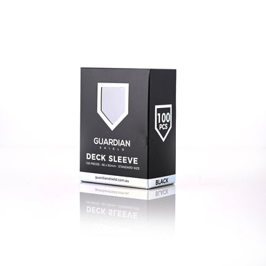 Deck Sleeves - Black 100pk - GUARDIAN SHIELD