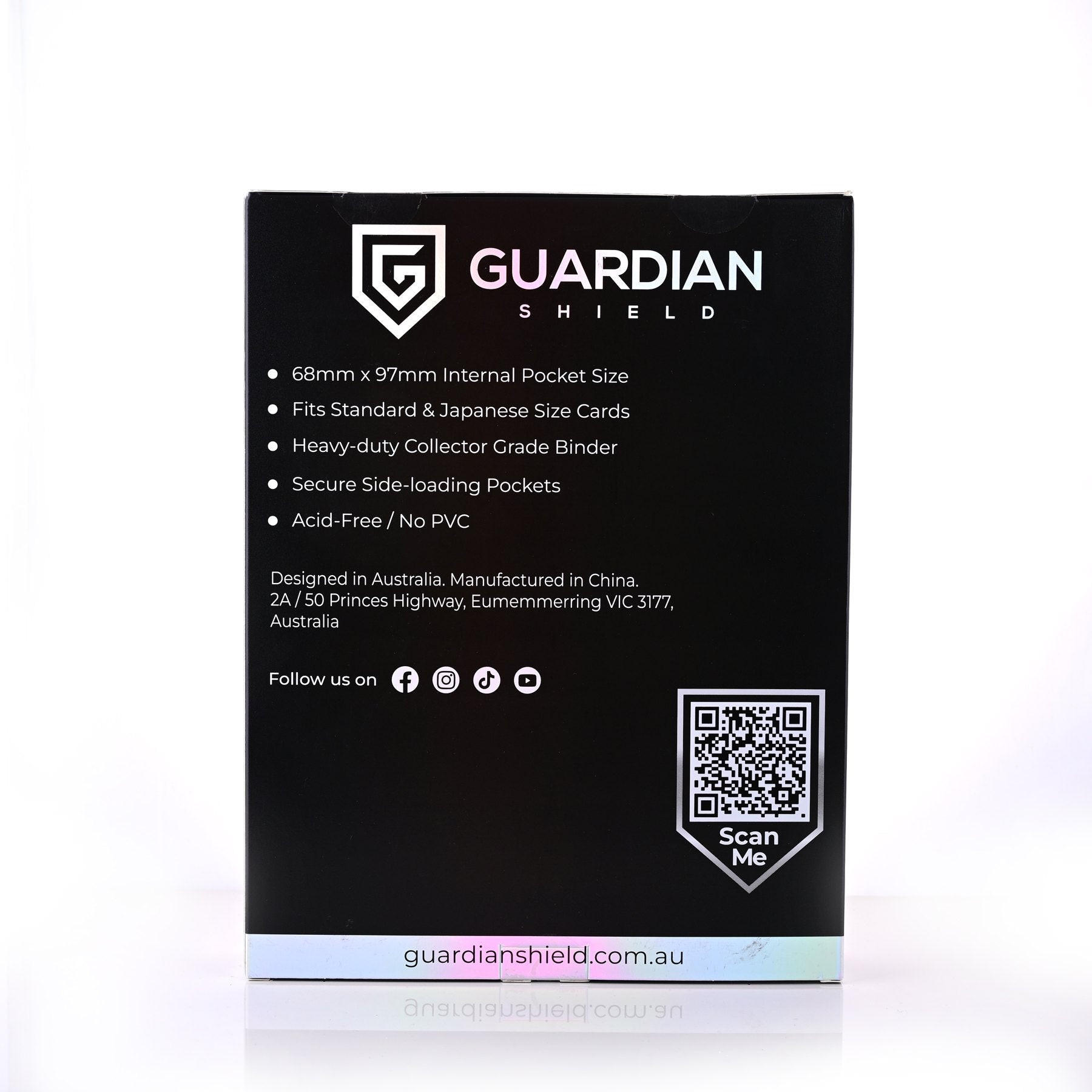 9 Pocket Binder Black - GUARDIAN SHIELD