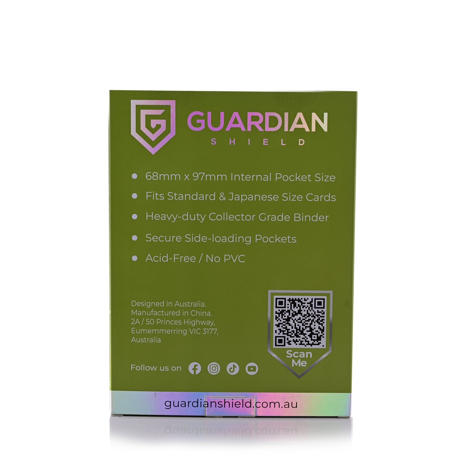 4 Pocket Binder Green - GUARDIAN SHIELD